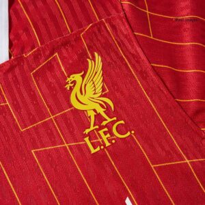 Liverpool Home Authentic Soccer Jersey 2024/25 CHAMPIONS 24/25