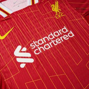 Liverpool Home Authentic Soccer Jersey 2024/25 CHAMPIONS 24/25