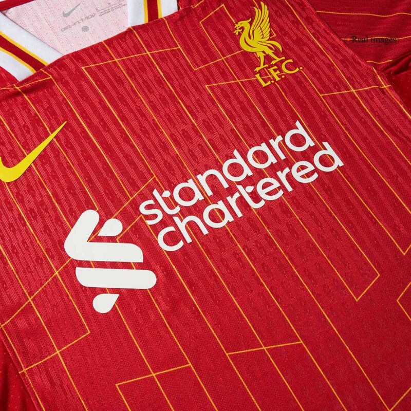 Liverpool Home Authentic Soccer Jersey 2024/25 CHAMPIONS 24/25