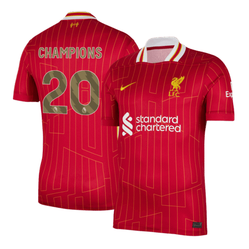 CHAMPIONS #20 Liverpool Home Soccer Jersey 2024/25