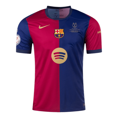 Barcelona Home Soccer Jersey 2024/25 - Copa del Rey Final