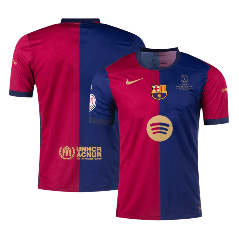Barcelona Home Soccer Jersey 2024/25 - Copa del Rey Final