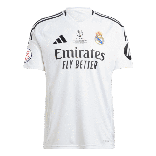 Real Madrid Home Soccer Jersey 2024/25 - Copa del Rey Final
