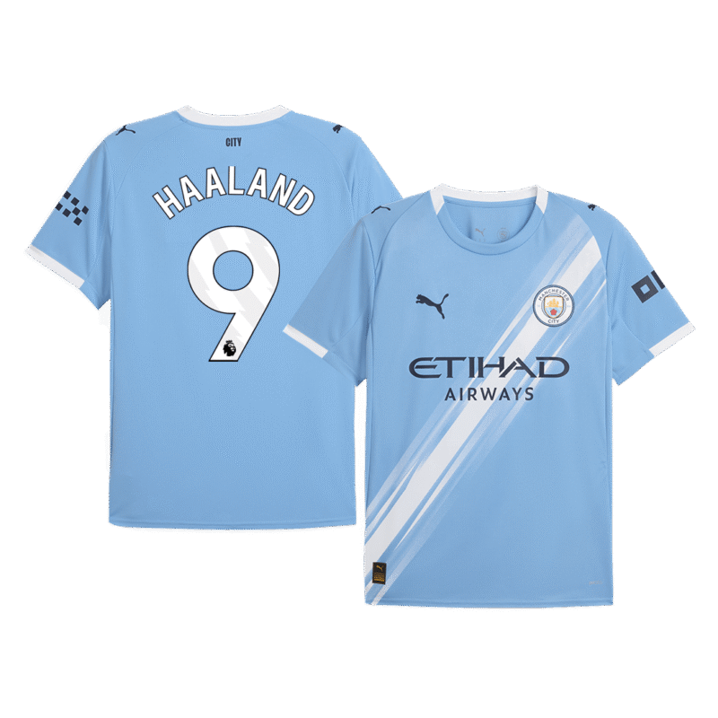 HAALAND #9 Manchester City Home Soccer Jersey 2025/26