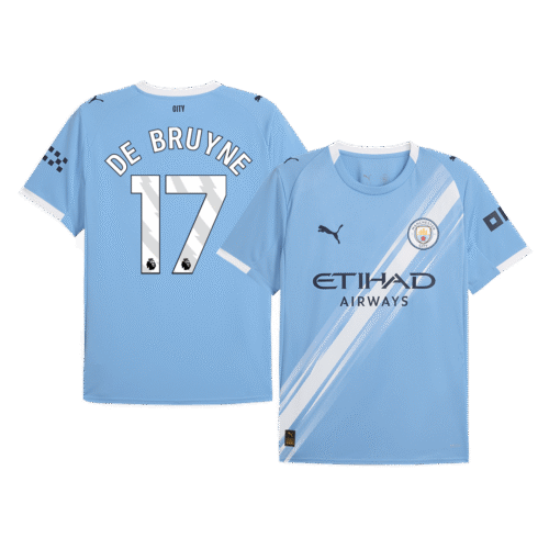 DE BRUYNE #17 Manchester City Home Soccer Jersey 2025/26