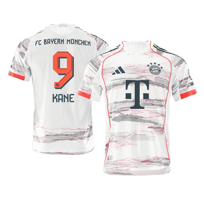 KANE #9 Bayern Munich Away Authentic Soccer Jersey 2025/26