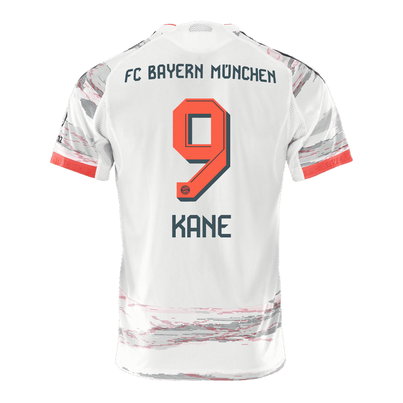 KANE #9 Bayern Munich Away Authentic Soccer Jersey 2025/26