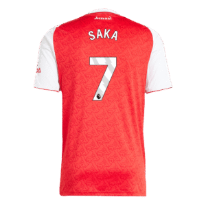 SAKA #7 Arsenal Home Soccer Jersey 2025/26