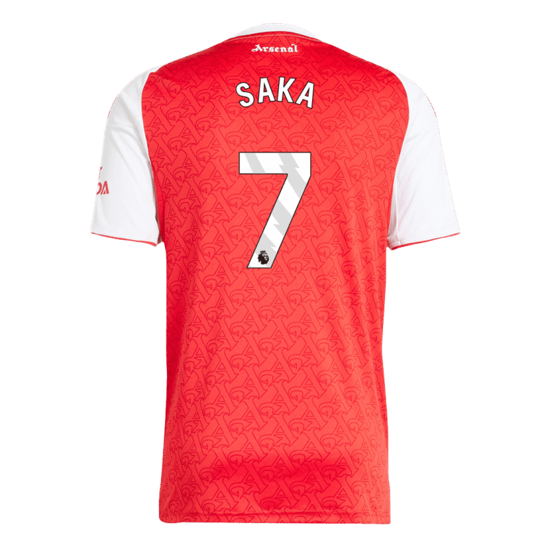 SAKA #7 Arsenal Home Soccer Jersey 2025/26