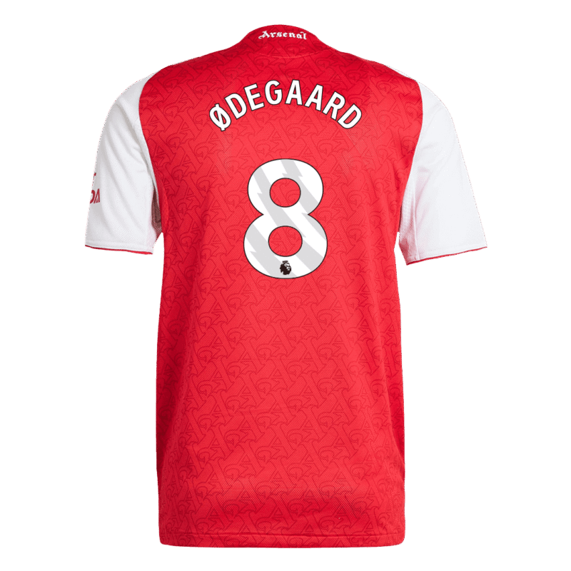 ØDEGAARD #8 Arsenal Home Authentic Soccer Jersey 2025/26