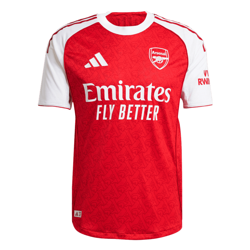 ØDEGAARD #8 Arsenal Home Authentic Soccer Jersey 2025/26