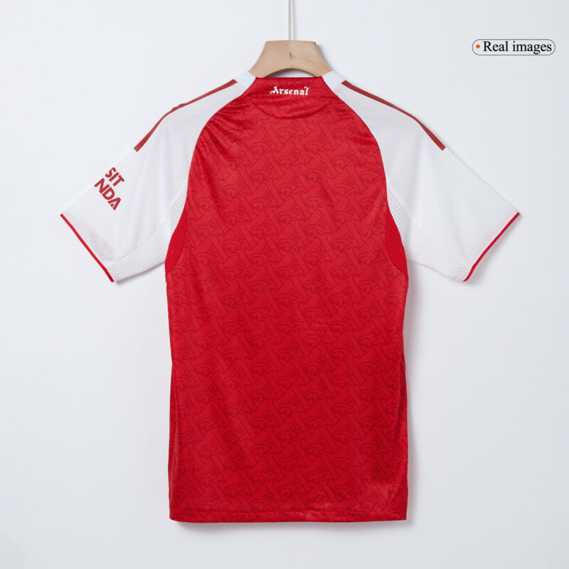 ØDEGAARD #8 Arsenal Home Authentic Soccer Jersey 2025/26