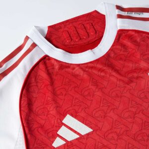 RICE #41 Arsenal Home Authentic Soccer Jersey 2025/26