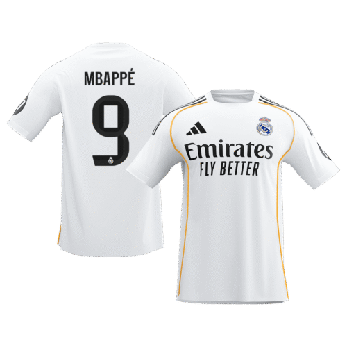 MBAPPÉ #9 Real Madrid Home Soccer Jersey 2025/26
