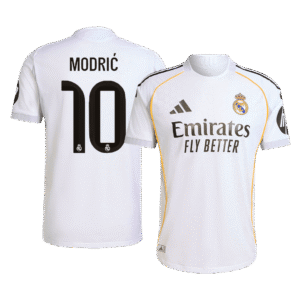 MODRIĆ #10 Real Madrid Home Authentic Soccer Jersey 2025/26