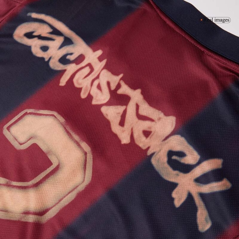 Vintage Soccer Jersey Barcelona X CJ Home 2000/01