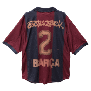 Vintage Soccer Jersey Barcelona X CJ Home 2000/01