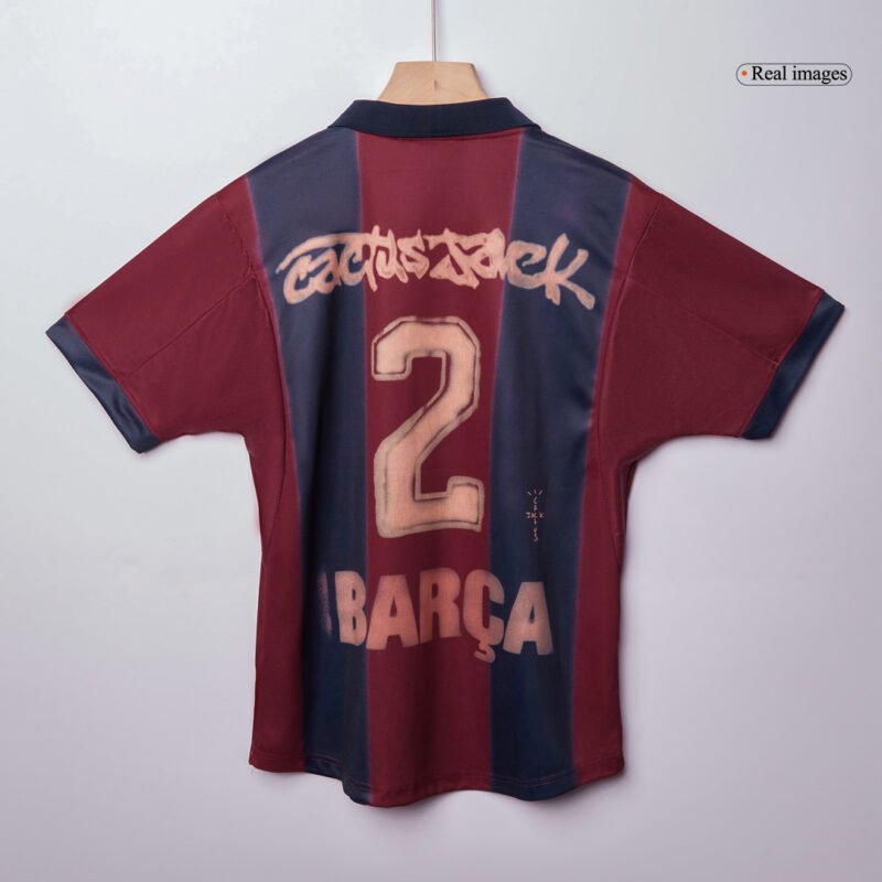 Vintage Soccer Jersey Barcelona X CJ Home 2000/01