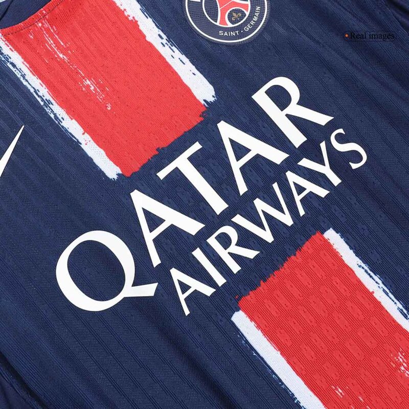 BARCOLA #29 PSG Home Authentic Soccer Jersey 2024/25 - UCL