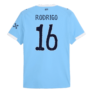RODRIGO #16 Manchester City Home Authentic Soccer Jersey 2025/26 - Club World Cup