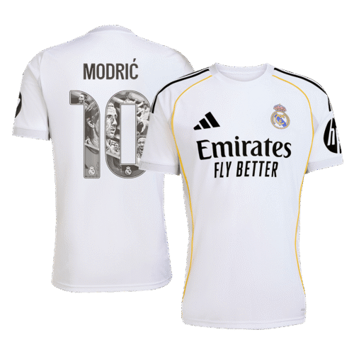 MODRIĆ Special #10 Real Madrid Home Soccer Jersey 2025/26