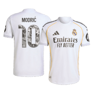 MODRIĆ Special #10 Real Madrid Home Authentic Soccer Jersey 2025/26