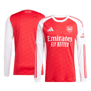 Arsenal Home Long Sleeve Soccer Jersey 2025/26