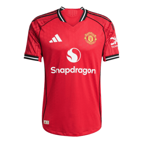 Manchester United Home Authentic Soccer Jersey 2025/26