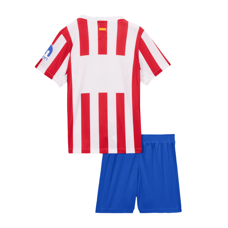 Atletico Madrid Home Kids Soccer Jerseys Kit 2025/26
