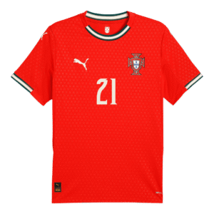 DIOGO J. #21 Portugal Home Soccer Jersey 2025