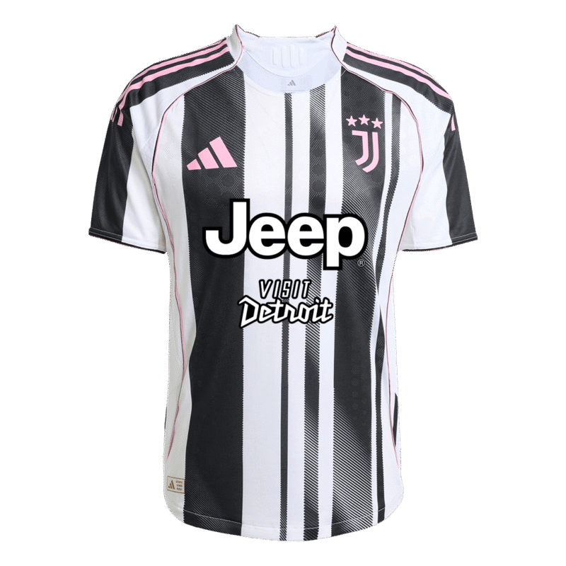 Juventus Home Authentic Soccer Jersey 2025/26