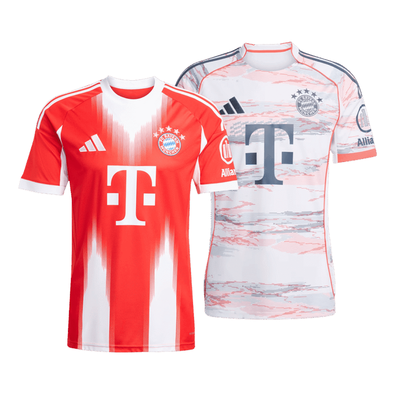 Bayern Munich Home Jersey 2025/26 & Bayern Munich Away Jersey 2025/26
