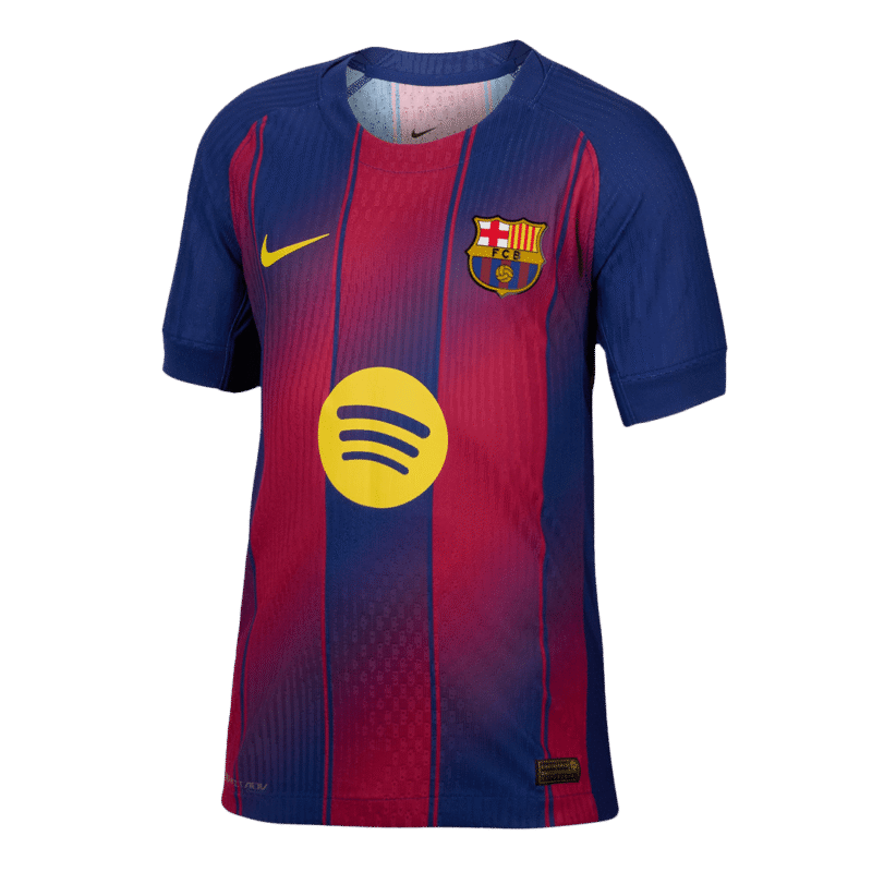LAMINE YAMAL #10 Barcelona Home Authentic Soccer Jersey 2025/26