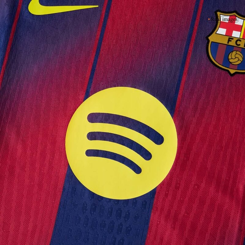 LAMINE YAMAL #10 Barcelona Home Authentic Soccer Jersey 2025/26 - UCL