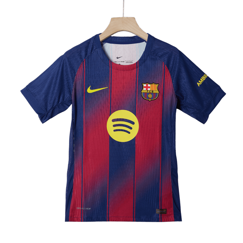 LAMINE YAMAL #10 Barcelona Home Authentic Soccer Jersey 2025/26 - UCL