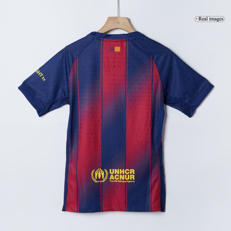 LAMINE YAMAL #10 Barcelona Home Authentic Soccer Jersey 2025/26 - UCL