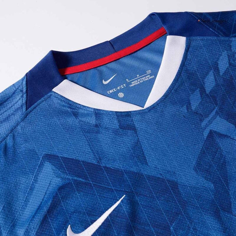 CHAMPIONS DU MONDE #25 Chelsea Home Soccer Jersey 2025/26 avec écusson de poitrine