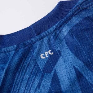 CHAMPIONS DU MONDE #25 Chelsea Home Soccer Jersey 2025/26 avec écusson de poitrine
