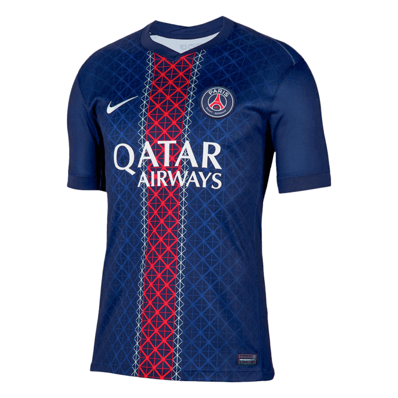 KVARATSKHELIA #7 PSG Home Soccer Jersey 2025/26