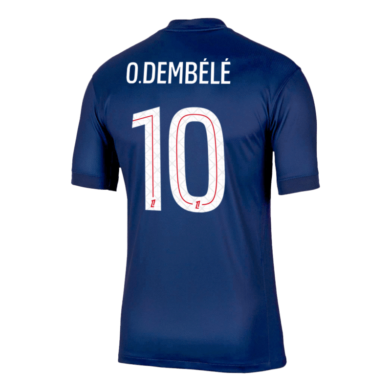 O.DEMBÉLÉ #10 PSG Home Soccer Jersey 2025/26