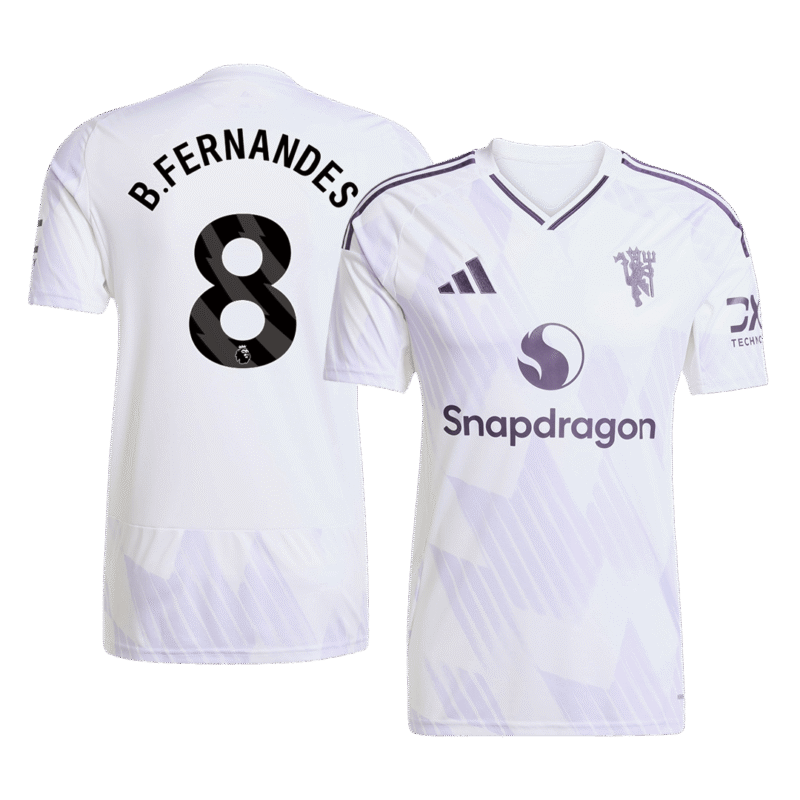 B.FERNANDES #8 Manchester United Away Soccer Jersey 2025/26