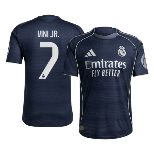 VINI JR. #7 Real Madrid Away Authentic Soccer Jersey 2025/26