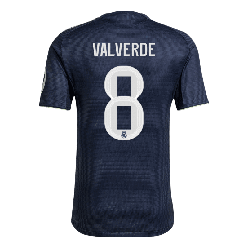 VALVERDE #8 Real Madrid Away Authentic Soccer Jersey 2025/26