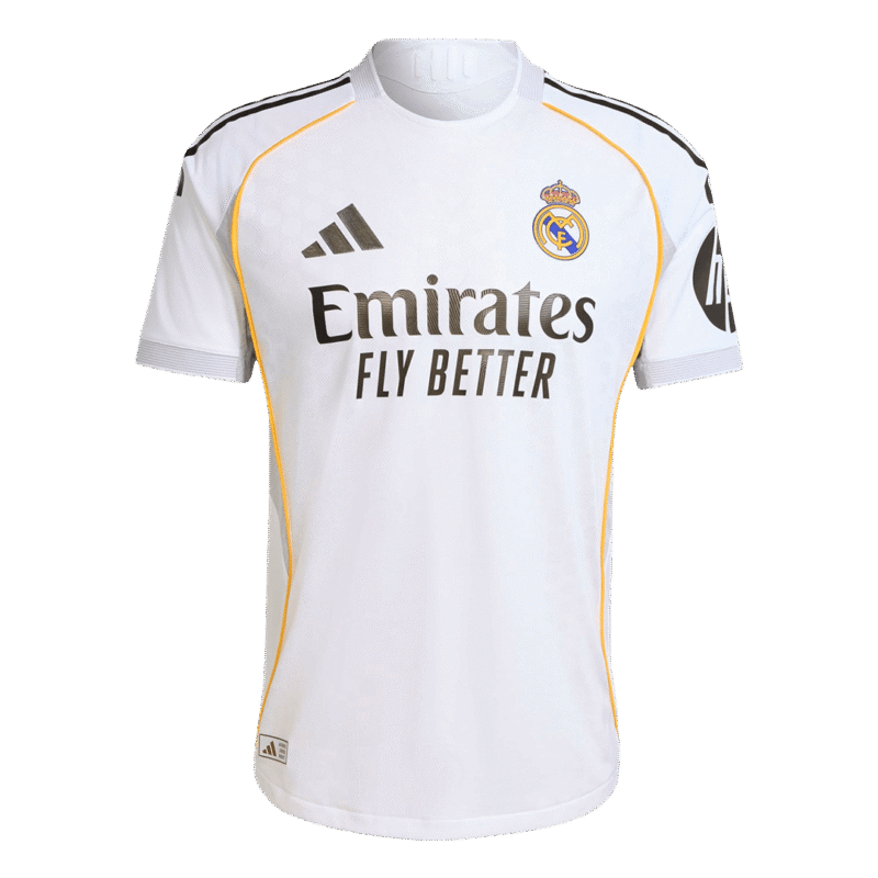 VALVERDE #8 Real Madrid Home Authentic Soccer Jersey 2025/26