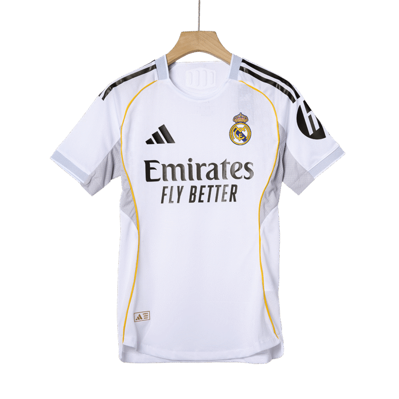 VALVERDE #8 Real Madrid Home Authentic Soccer Jersey 2025/26