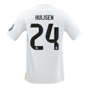HUIJSEN #24 Real Madrid Home Soccer Jersey 2025/26