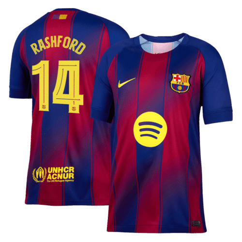 RASHFORD #14 Barcelona Home Soccer Jersey 2025/26 -UCL