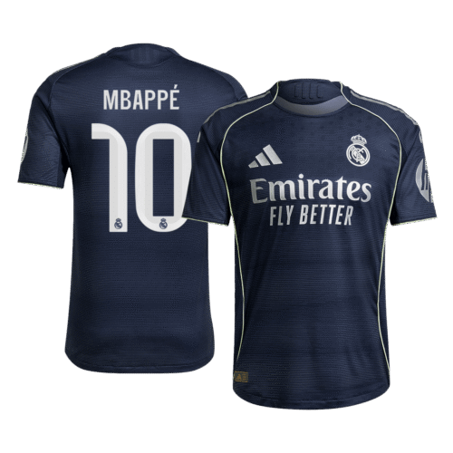 MBAPPÉ #10 Real Madrid Away Authentic Soccer Jersey 2025/26