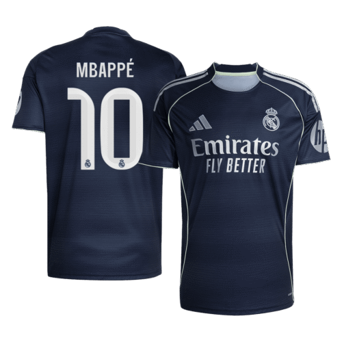 MBAPPÉ #10 Real Madrid Away Soccer Jersey 2025/26