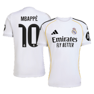 MBAPPÉ #10 Real Madrid Home Soccer Jersey 2025/26